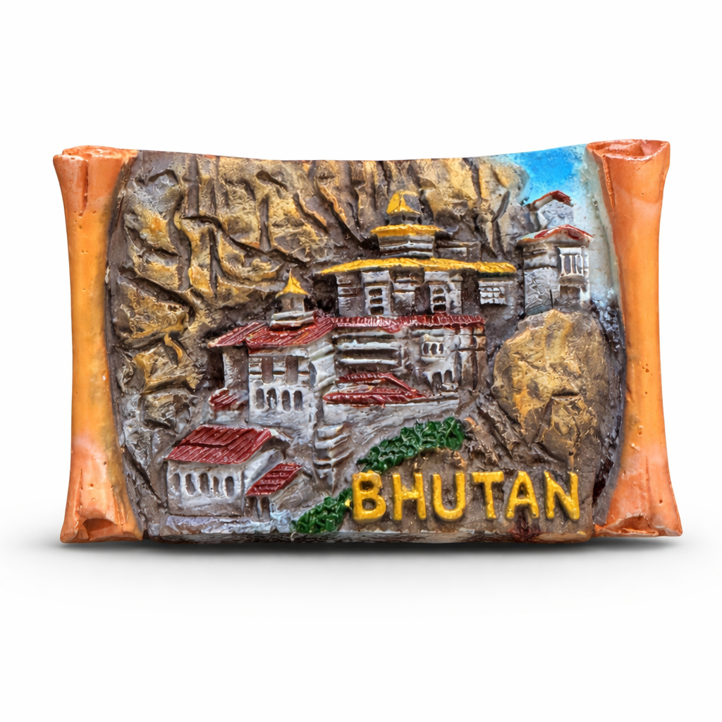 Thumbnail for Bhutanese Souvenir Plaque Handcrafted Cultural Decor 3